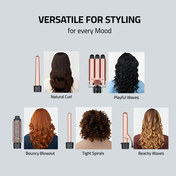 Hair Styler 5 in 1 Curling Wand - Image 7